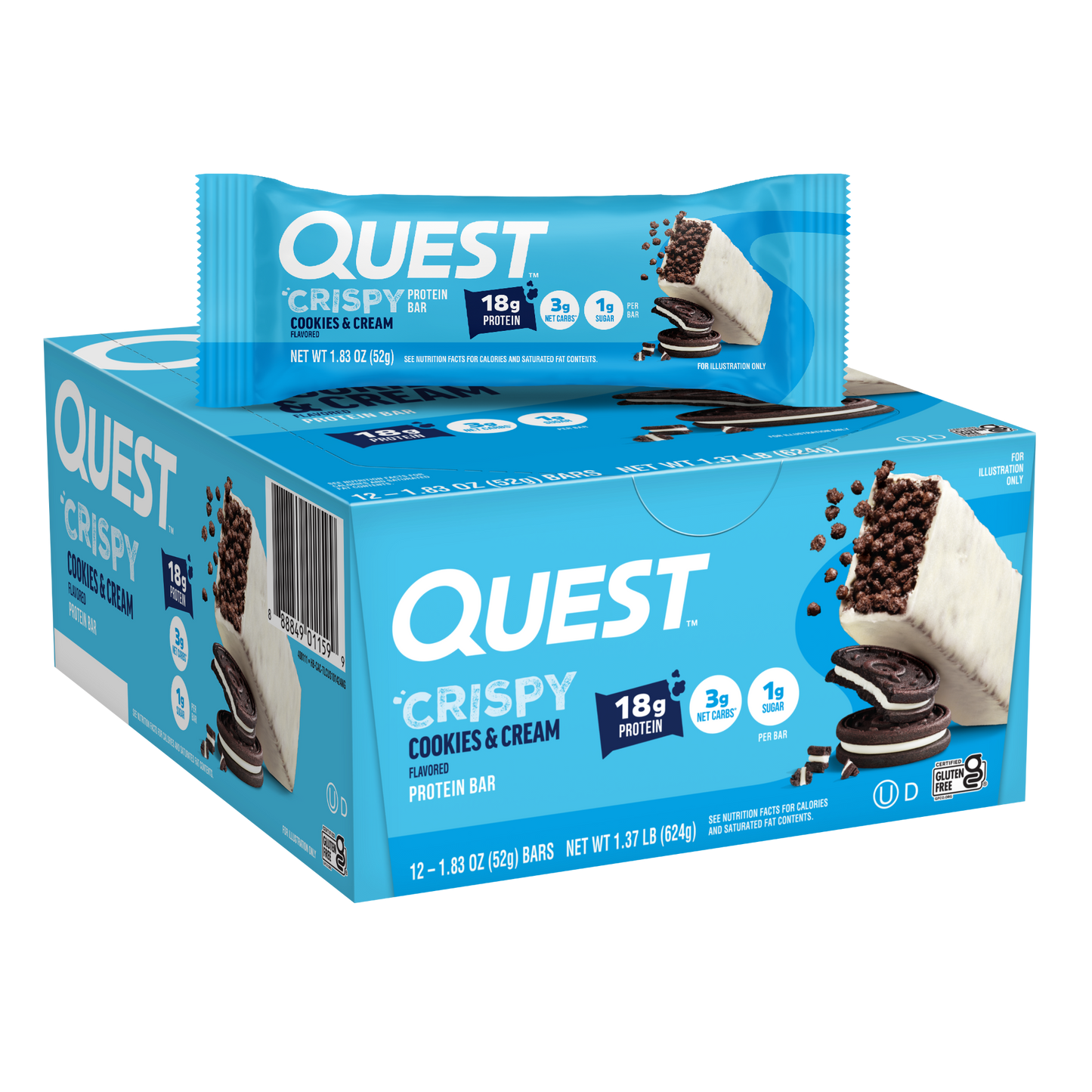 cookies-and-cream-crispy-hero-protein-bars-a9 400111_QN_USA_Pkg_Crispy_ProteinBar_CAC_12ctCarton_3D_Composite_Force.png